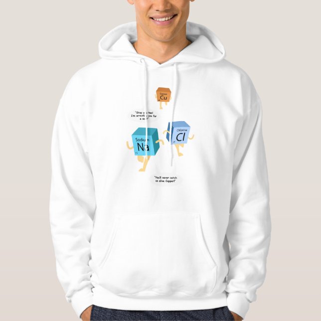 Funny Chemistry Periodic Table Scientists Gag Hoodie (Front)