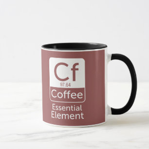 Funny Chemistry Pun Joke coffee essential elem Mug