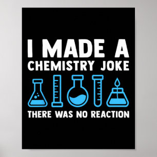 Funny Chemistry Science Teacher Chemist Men Women Poster