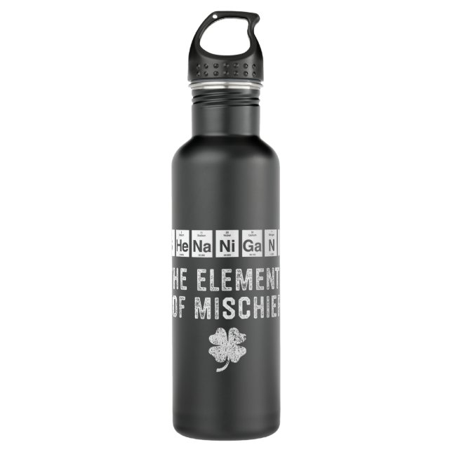 Funny Chemistry , Shenanigans, Periodic Table Elem 710 Ml Water Bottle (Front)