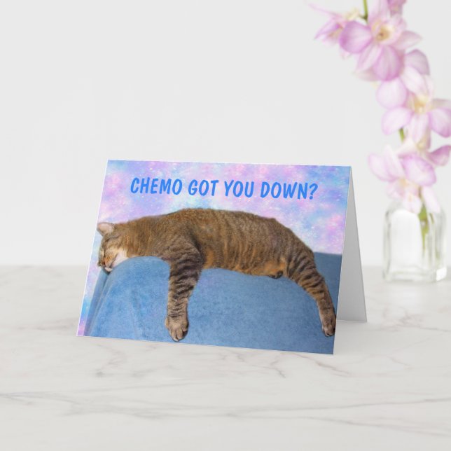 Funny Chemo Support Card (Orchid)