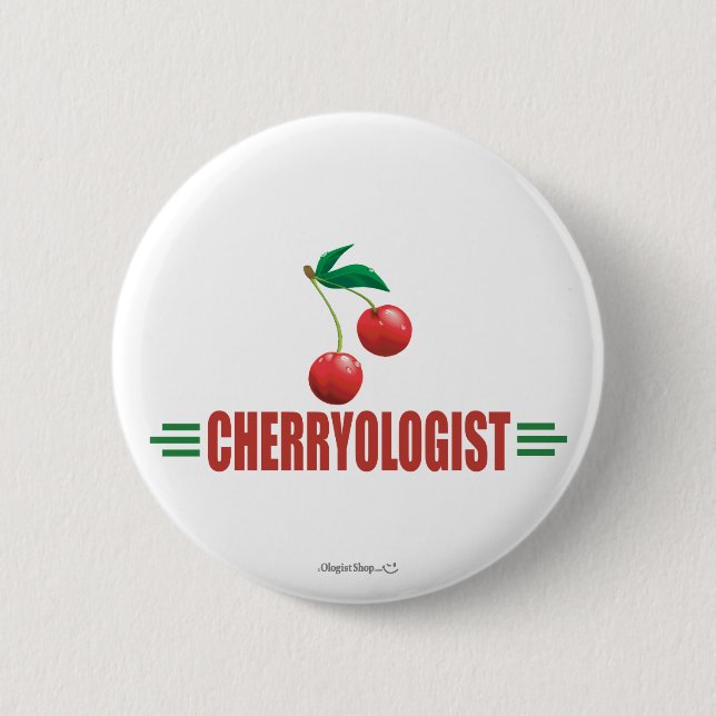 Funny Cherries 6 Cm Round Badge (Front)