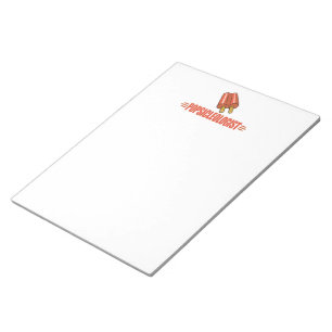 Funny Cherry Popsicle Lover Notepad