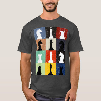 Funny Chess Board Game Humour set Player Chess  T-Shirt