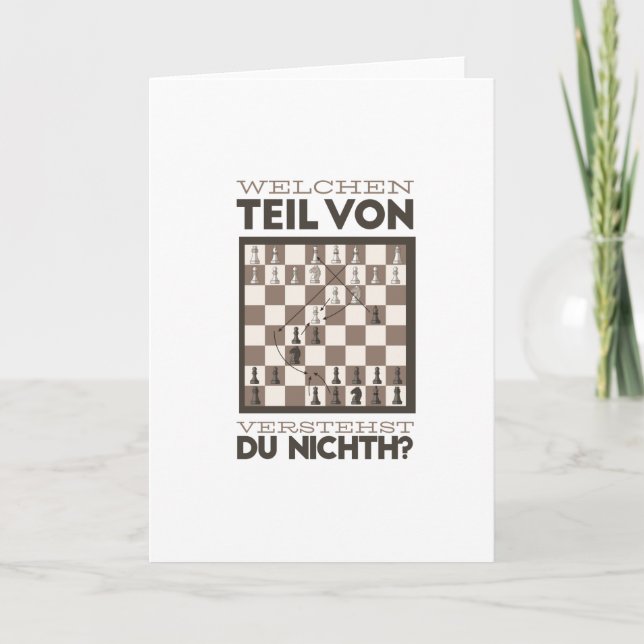 Funny Chess Card (Front)