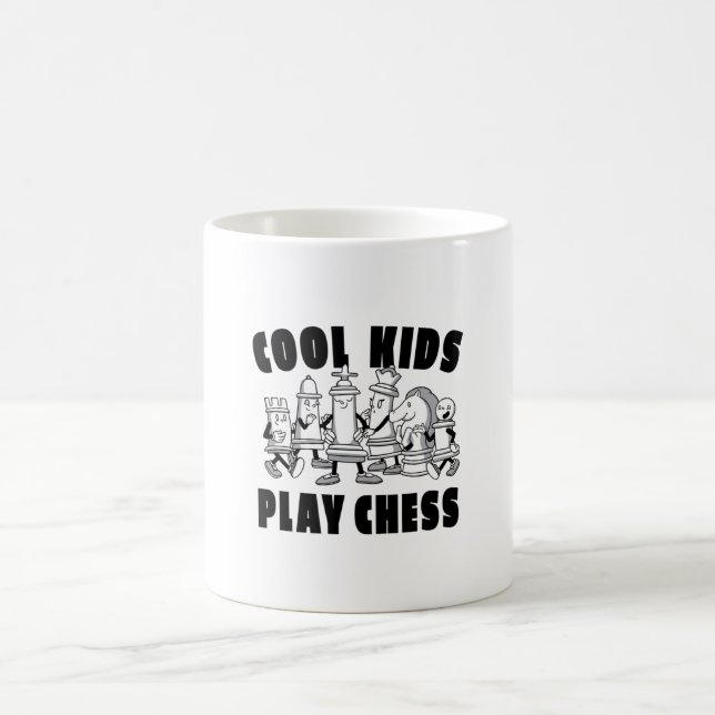 Funny Chess Game characters Coffee Mug (Center)