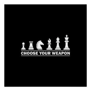 Funny Chess Gift for Chess Lover Kids Boys Girls C Poster