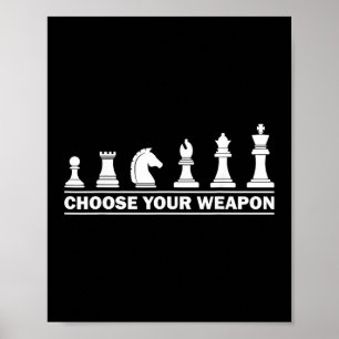 Funny Chess Gift for Chess Lover Kids Boys Girls C Poster