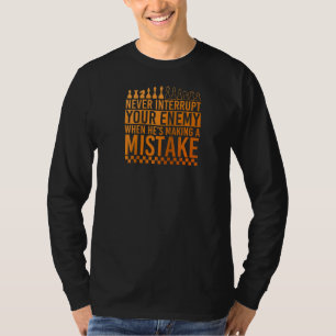 Funny Chess Grandmaster Chess Player Board Game Ch T-Shirt