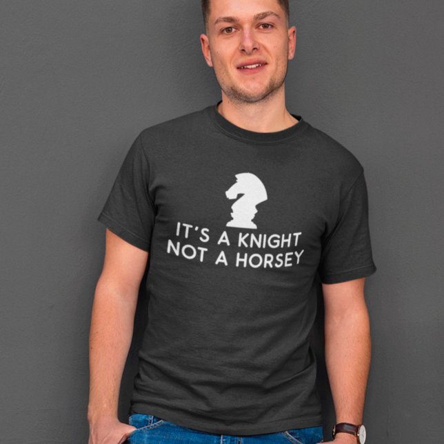 Funny Chess It's A Knight Not A Horsey T-Shirt (Creator Uploaded)