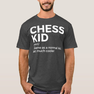 Funny Chess Kid Definition Chess Player T-Shirt