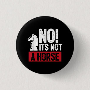 Funny Chess King Castling Design 3 Cm Round Badge
