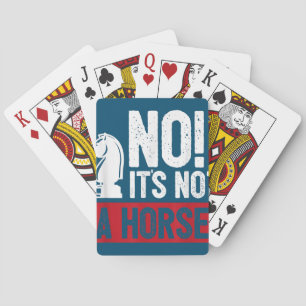 Funny Chess King Castling Design Playing Cards