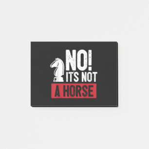 Funny Chess King Castling Design Post-it Notes