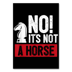 Funny Chess King Castling Design Table Number