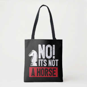 Funny Chess King Castling Design Tote Bag