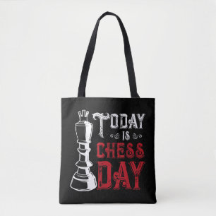 Funny Chess King Castling Design Tote Bag