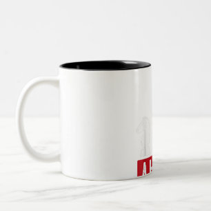 Funny Chess King Castling Design Two-Tone Coffee Mug