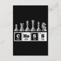 funny chess player geek periodic system chemistry
