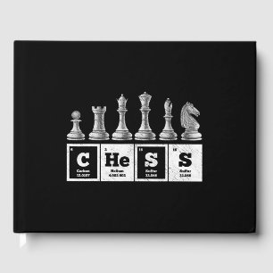 funny chess player geek periodic system chemistry guest book