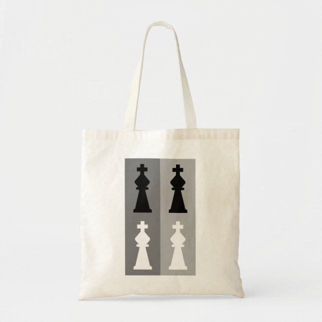 Funny Chess Tee, Chess Club Gift, Chess Player, Ch Tote Bag (Front)