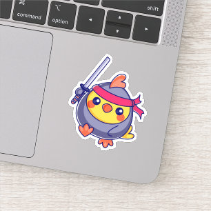 Funny Chibi Ninja Chick