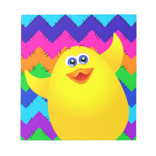 Funny chick, notepad