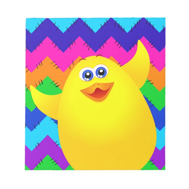 Funny chick, notepad (Front)