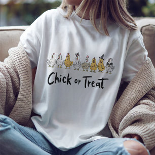 Funny Chick or Treat Halloween T-Shirt