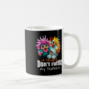 Funny Chicken Art Colourful Boys And Girls Gift Coffee Mug
