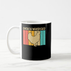 Funny Chicken Art For Men Women Chicken Farmer Pou Coffee Mug