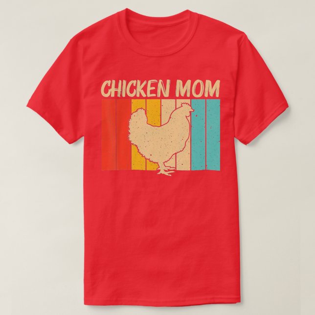 Funny Chicken Art For Mum Women Chicken Farmer Pou T-Shirt (Design Front)