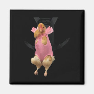 Funny Chicken By Carrier Hen Carrier Mum Of Chicke Magnet