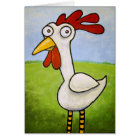 Funny Chicken Card