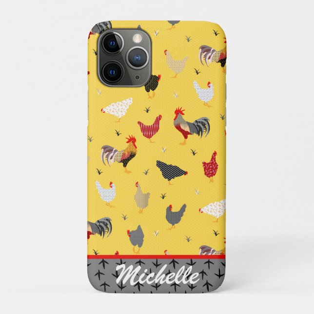 Funny Chicken Case-Mate iPhone Case (Back)