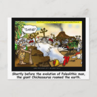 Funny Chicken (Chickasaurus) Tees Mugs Cards Etc