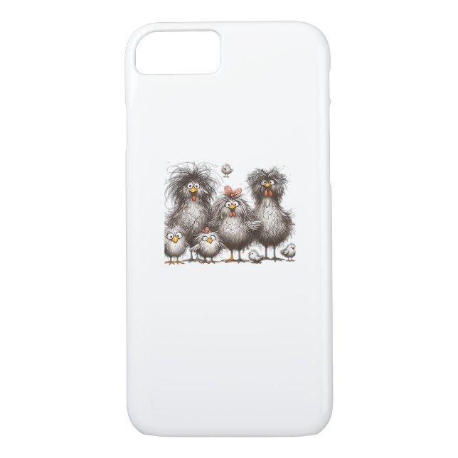 Funny Chicken Classic Retro Style Case-Mate iPhone Case (Back)