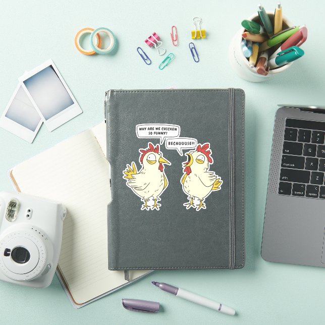FUNNY CHICKEN CONVERSATION  (iPad Cover)