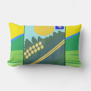 Funny Chicken Coup Lumbar Cushion