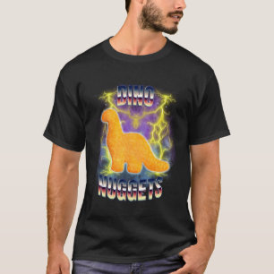 Funny Chicken Dino Nuggets Silly Meme T-Shirt