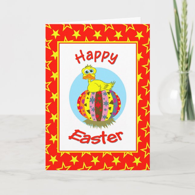 Funny Chicken Easter Card (Front)