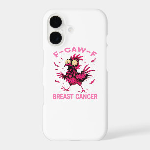 Funny Chicken F-Caw-F Breast Cancer Awareness Vint