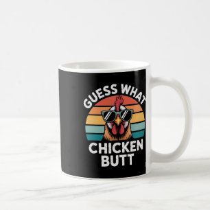 Funny Chicken Farmer Farming Guess What Chicken Bu Coffee Mug