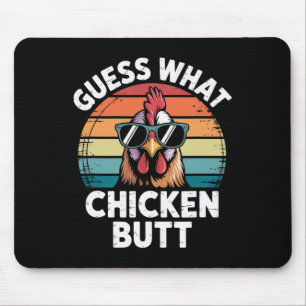 Funny Chicken Farmer Farming Guess What Chicken Bu Mouse Pad
