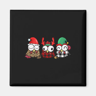Funny Chicken Farmer For Family Christmas Magnet