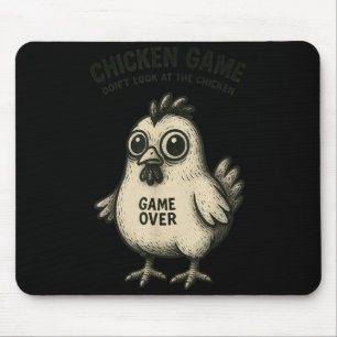 Funny Chicken Game Graphic Tee Men Women Teens Boy Mouse Pad