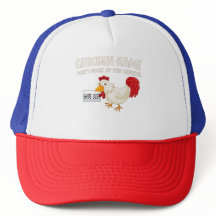 Funny Chicken Game Humor Trucker Hat
