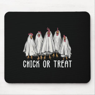 Funny Chicken Halloween Costume Chick Or Treat Chi Mouse Pad