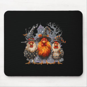 Funny Chicken Halloween Costume Spooky Season Chic Mouse Pad