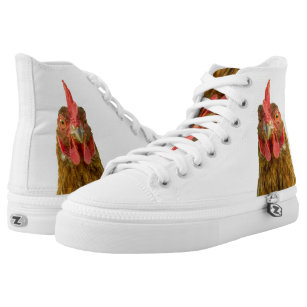 Funny Chicken Head High Tops